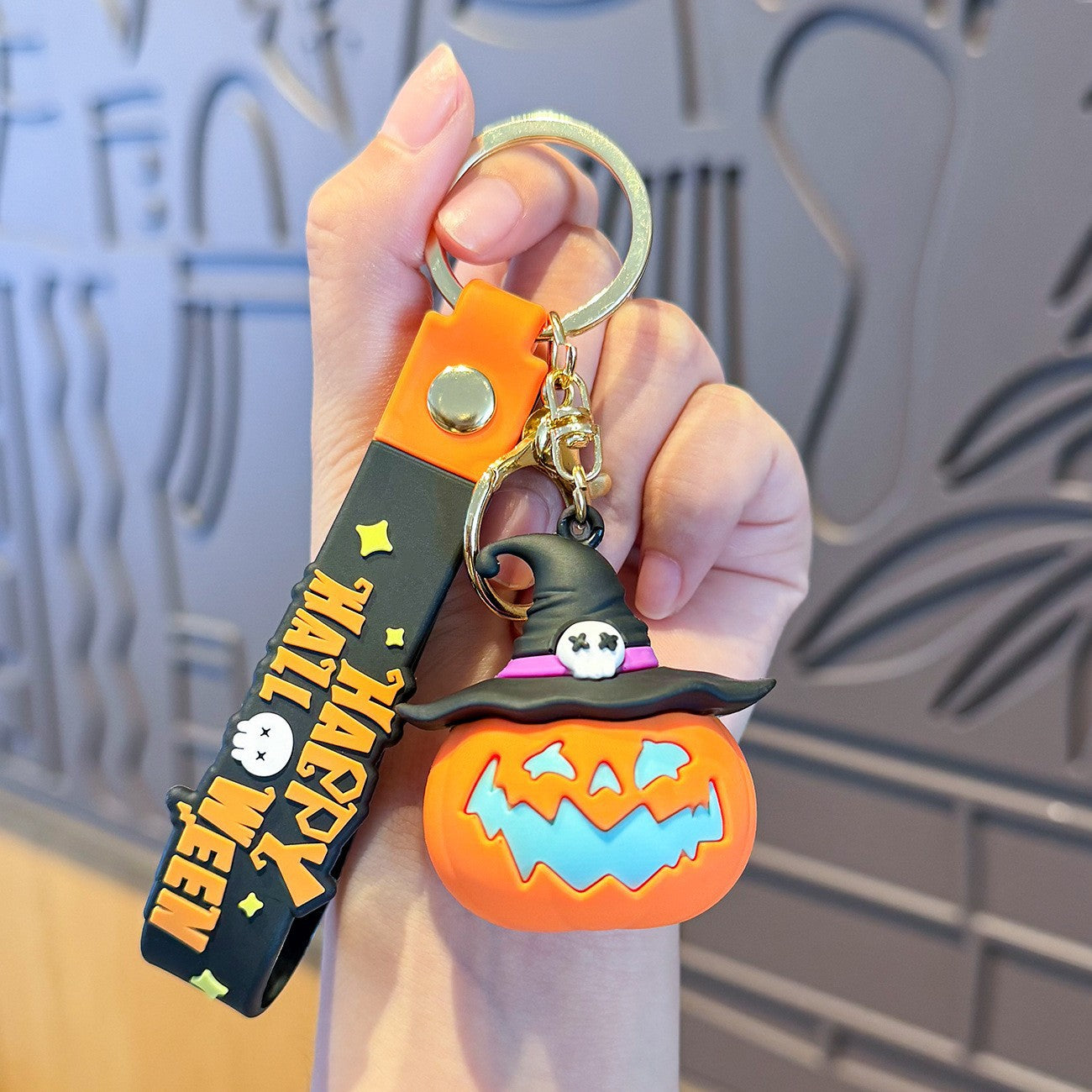 Wholesale  pumpkin keychain pendant