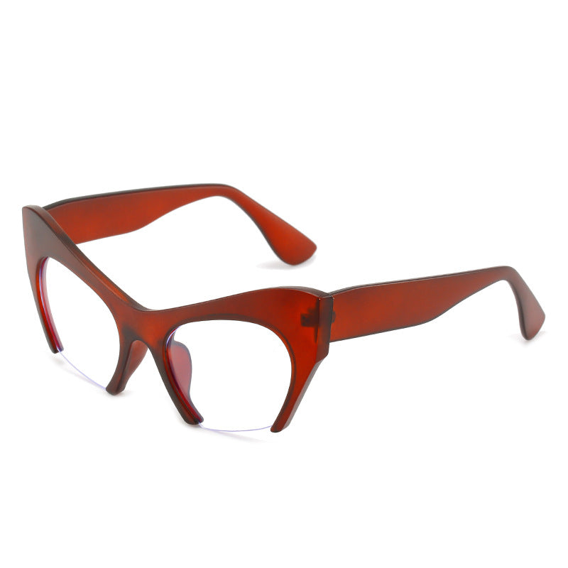 Wholesale Half-frame Cat-eye Glasses