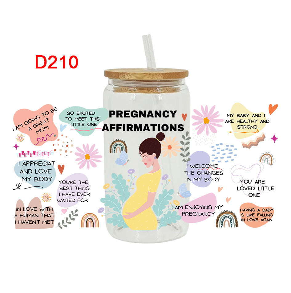 Wholesale Mother' s Day  Series 16oz Cup UV DTF Wraps