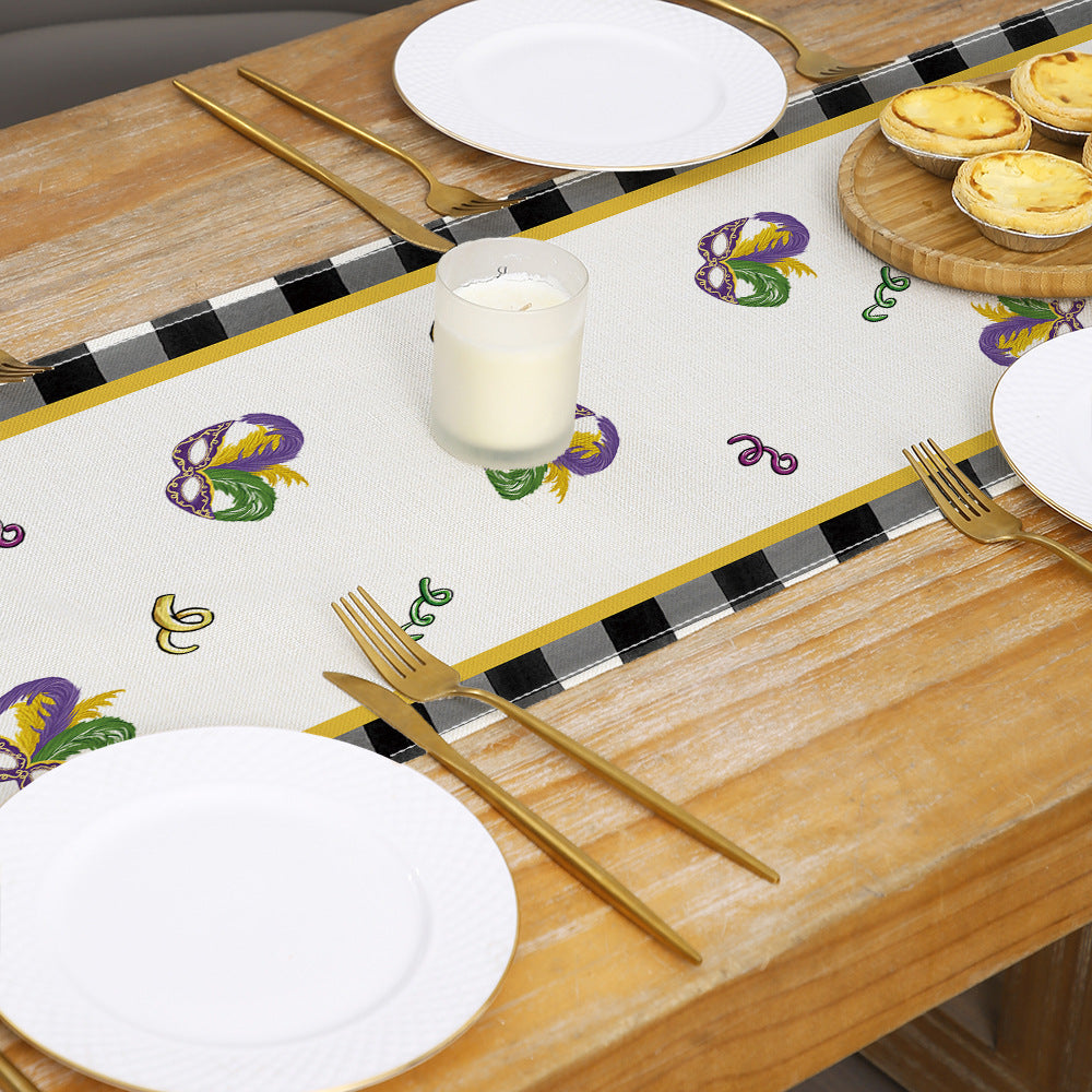 Wholesale of Brazilian Carnival Printed Polyester Tablecloths