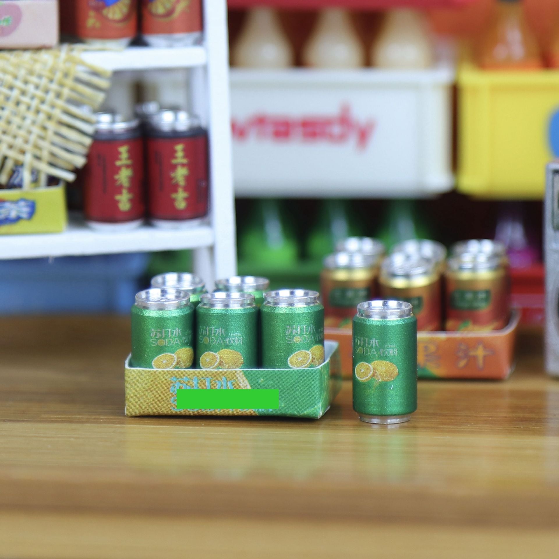 Wholesale mini simulation beer box beverage box model ornaments