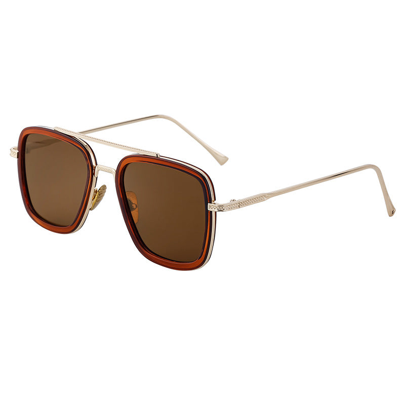 Wholesale Fashion Retro Square Frame Sunglasses