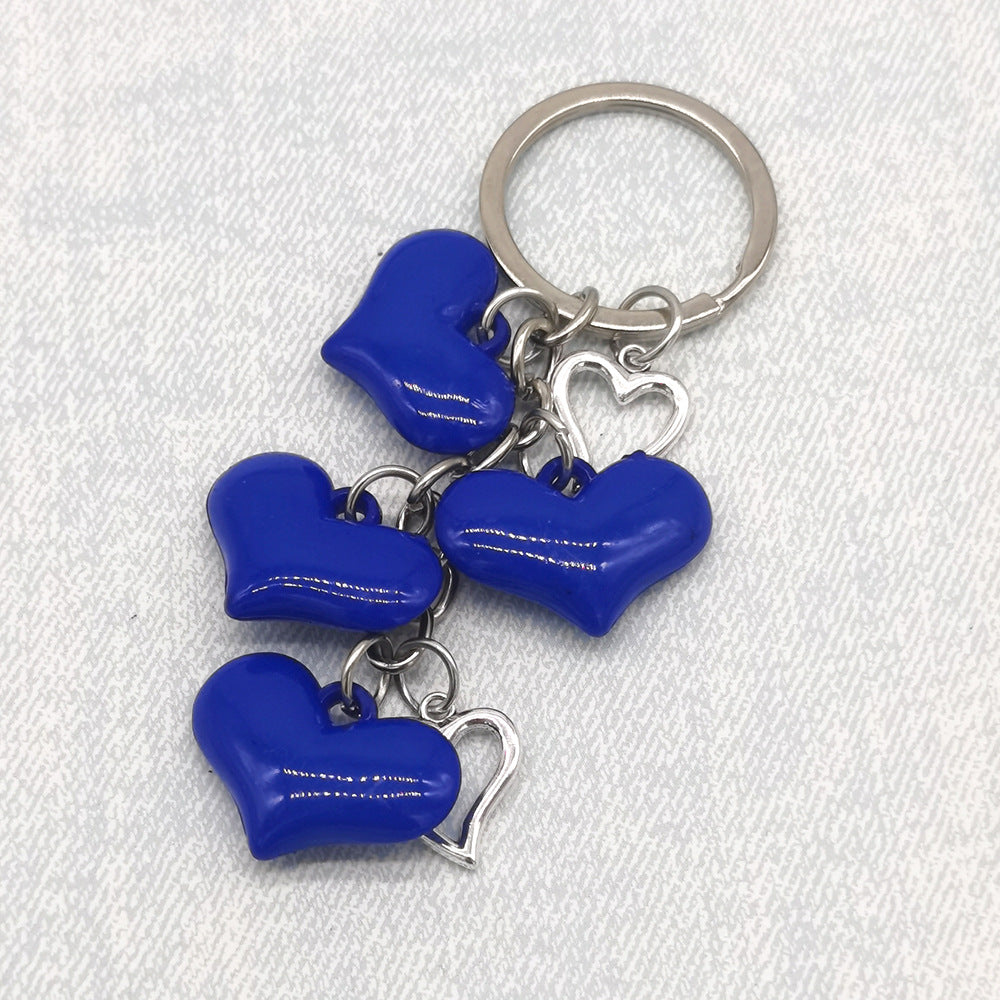 Wholesale Acrylic Heart-shaped Keychain Small Pendant Gifts