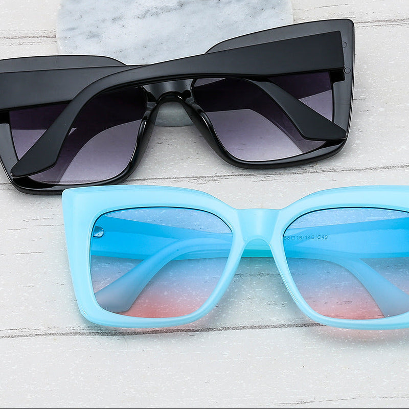 Wholesale frame sunglasses fashion men and women retro cat' s eye sunglasses
