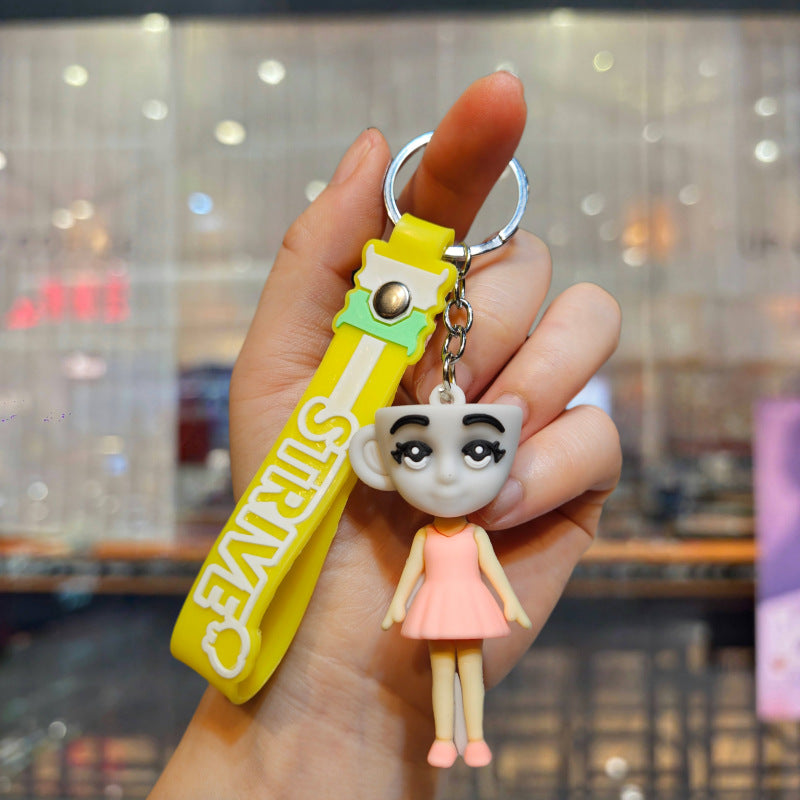 Wholesale Cute cartoon diverse animal Cute Keychain OLY Exclusive