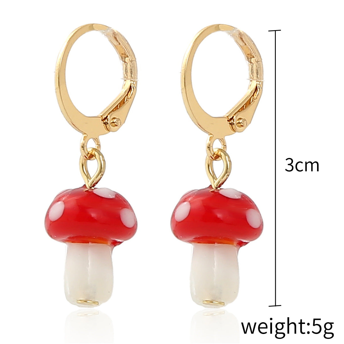 Wholesale Simple Pearl Smiley Bee Butterfly Set Mushroom Earrings