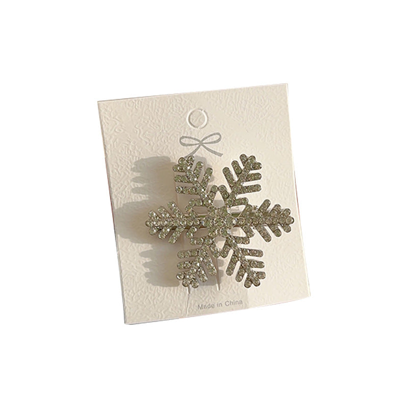 Wholesale Christmas Snowflake Hair Clips