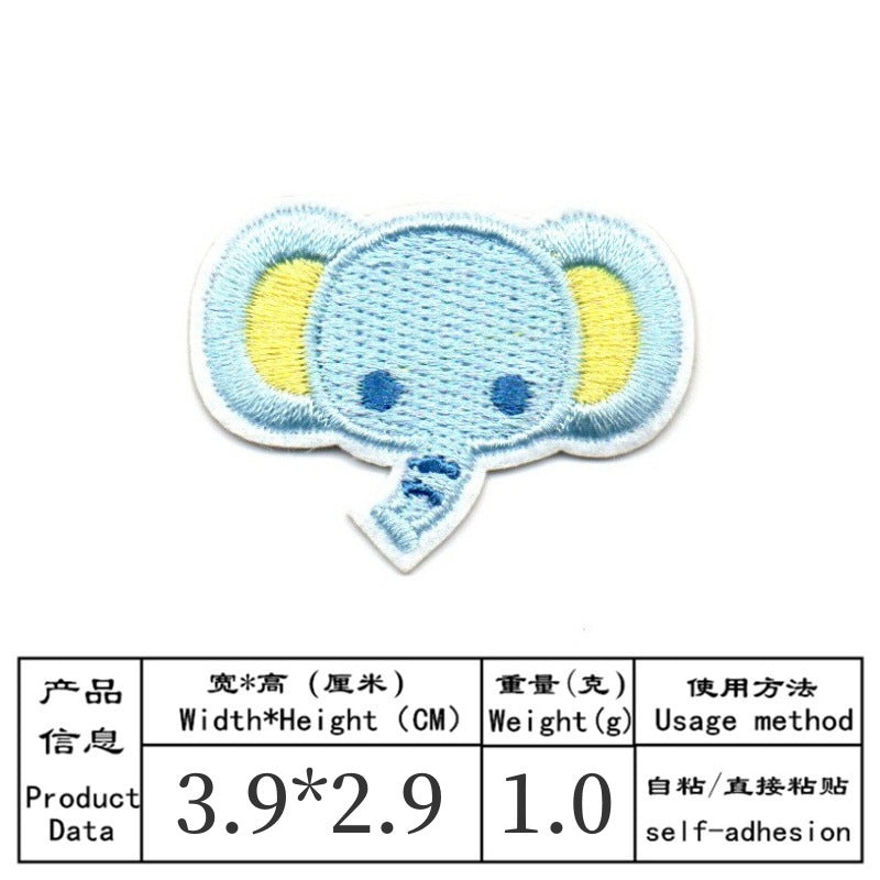 Wholesale Cartoon Cute Animal Embroidery DIY Patches