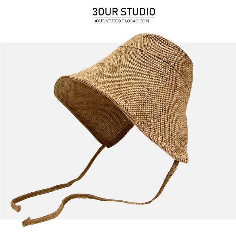 Wholesale Cotton and linen straw sun hat