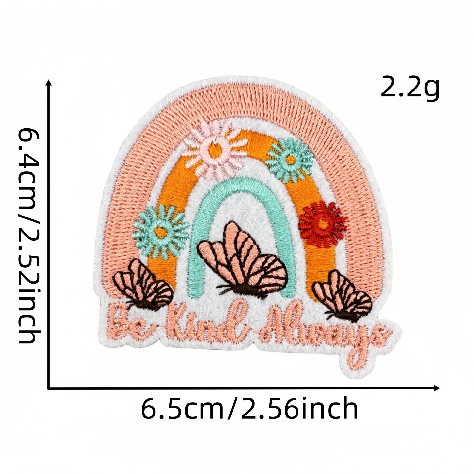 Wholesale Colorful English Letter Embroidered Iron On Patch Stylish Backpack Travel Decoration Gift