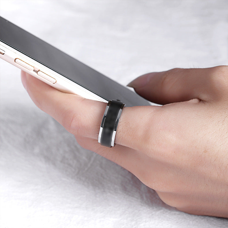 Anillo de acero de titanio al por mayor