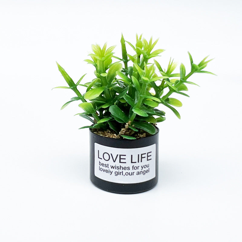 Wholesale 1:12 doll house dollhouse mini model handmadet iron basin lavender flower arrangement fleshy