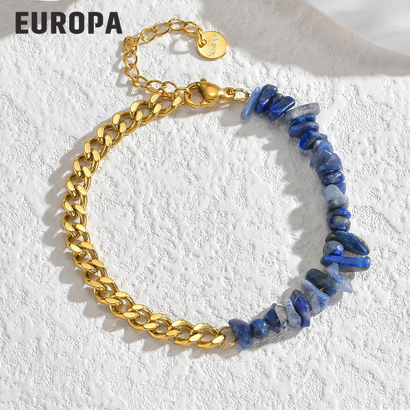 Wholesale Titanium Steel Gravel Bracelet