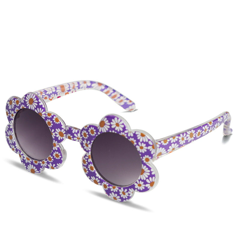 Wholesale Multi-color Fashionable Children's Sunflower Sunglasses