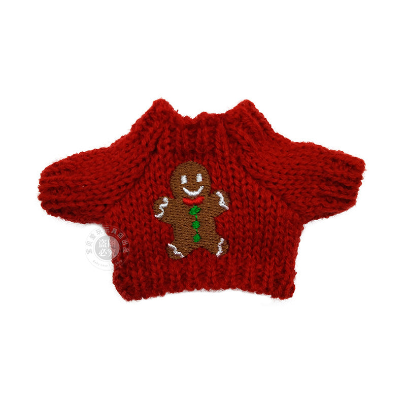 Wholesale 5pcs Toy 14cm Embroidered Knitted Door Dog Elf Doll Accessories