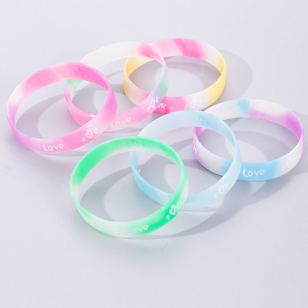 Wholesale Basketball Sports Silicone Bracelet