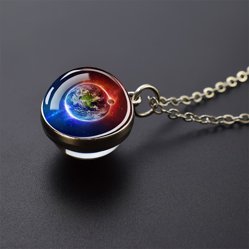Wholesale Glass Ball Pendant Necklace