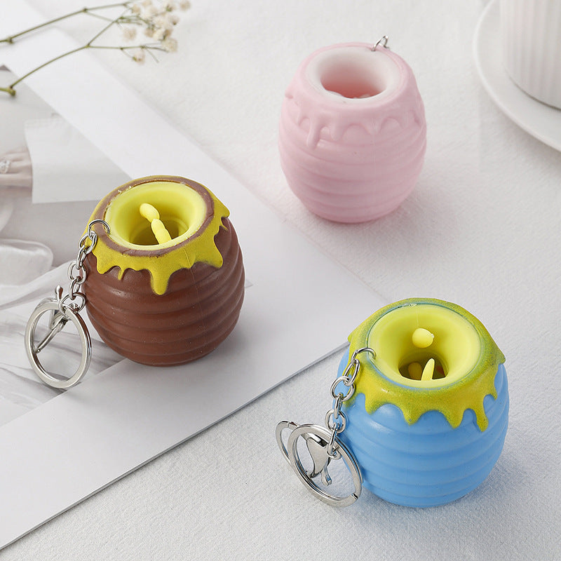 Wholesale Honey Jar Bear Squeeze Cup Squeeze Honey Key