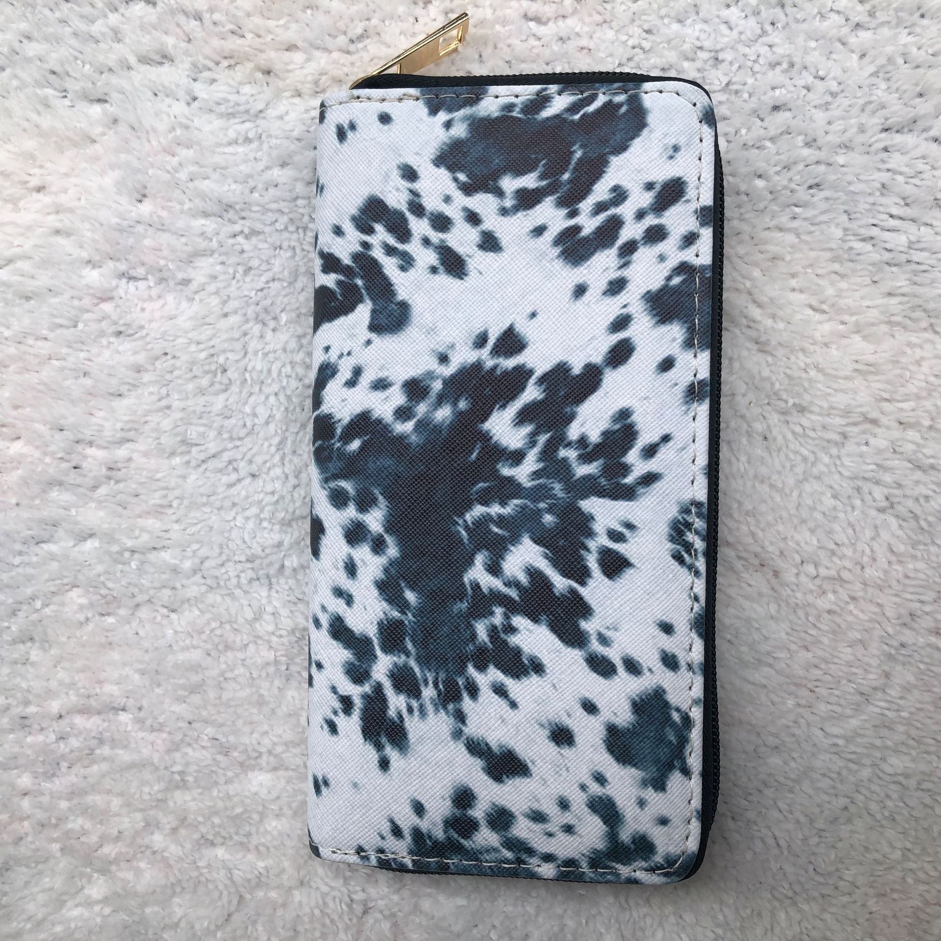 Wholesale Western Style Christmas PU Printed Wallet