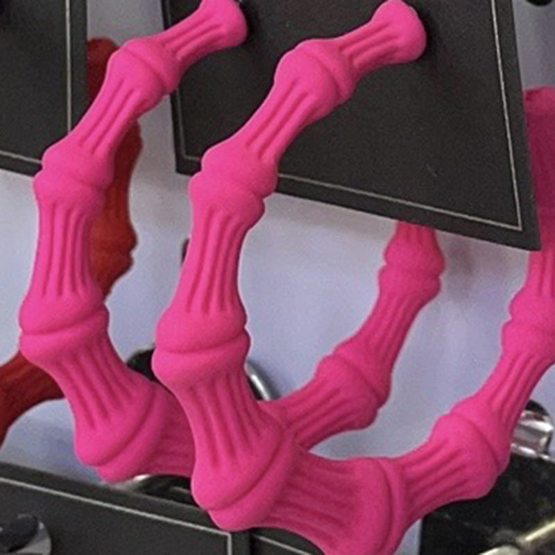 Wholesale Colorful Personalized Bamboo C Shape Acrylic Earrings