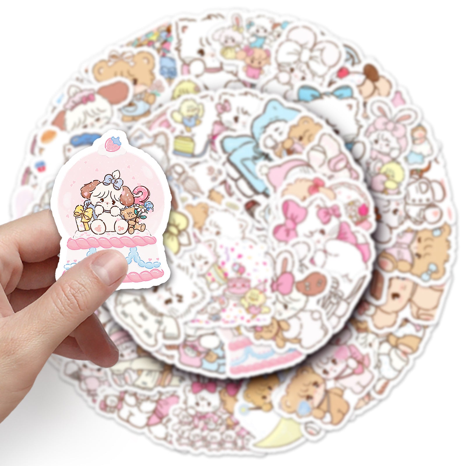Wholesale 56 cute cartoon soft and able Mikko doodle stickers