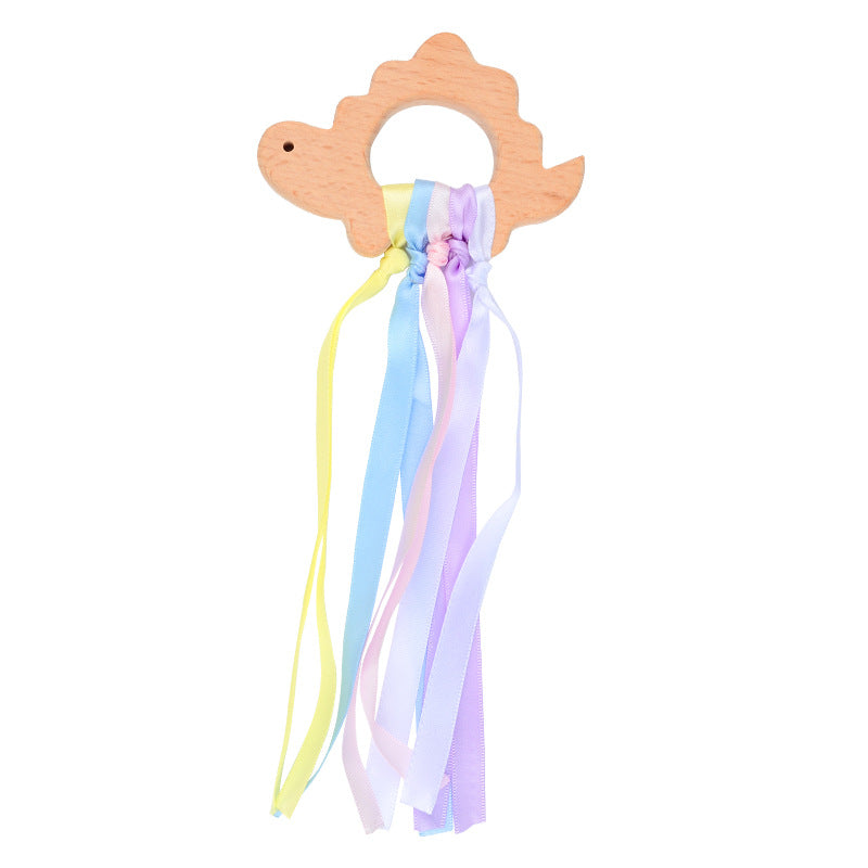 Wholesale Baby Colorful Beech Wood Baby Teether Toys