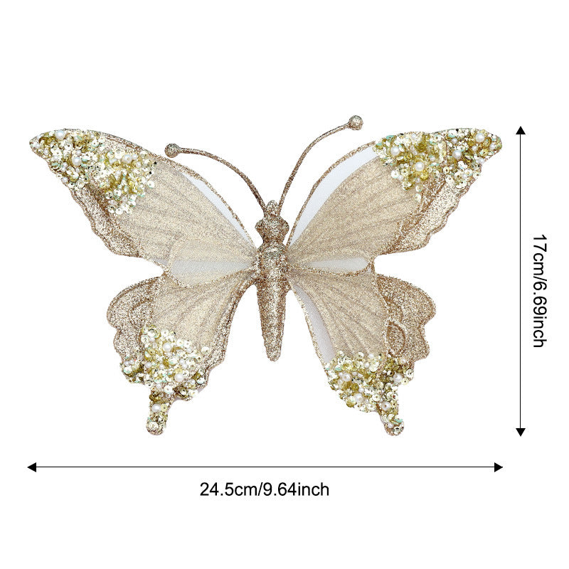 Wholesale Christmas decorative ornaments 3D snowflake bows