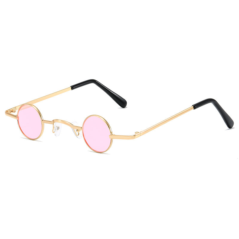 Wholesale Vintage Super Small Metal Frame Sunglasses