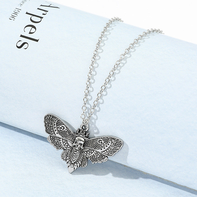 Wholesale Vintage Skull Alloy Necklace