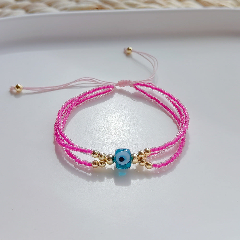 Wholesale Multi-layer Laminated MGB Beads Bracelet