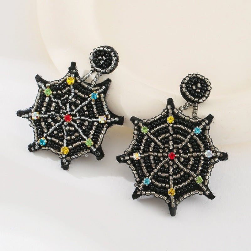 Wholesale  Fabric Beaded Earrings,  Bohemian Style Earrings