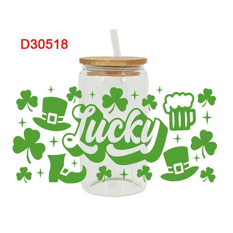 Wholesale UV Transfer Paste Glass Crystal Label Crystal Paste 16OZ UV DTF WRAPS