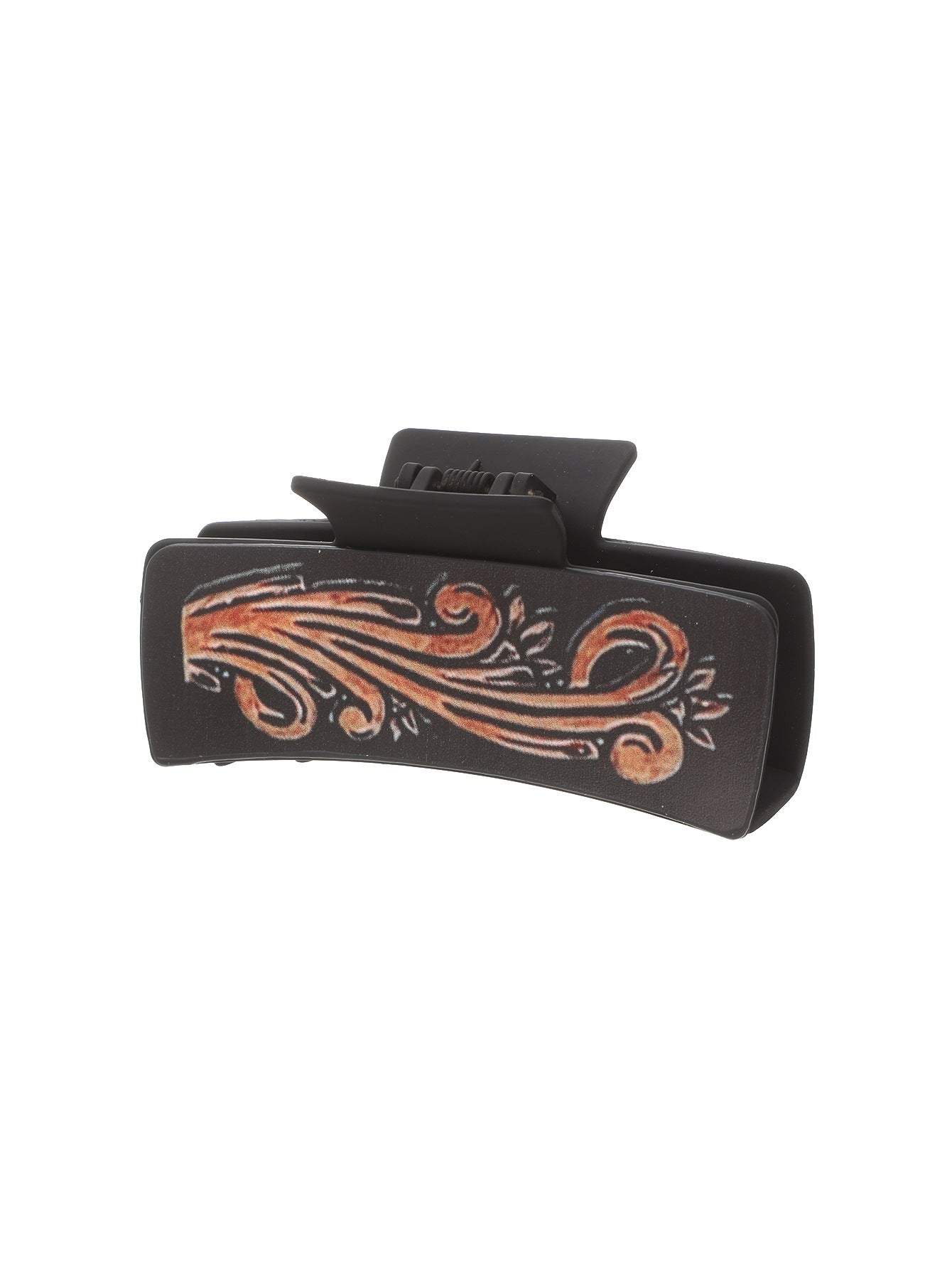 Wholesale Western Style Sunflower Leather Hair Clip Shark Clip Combination