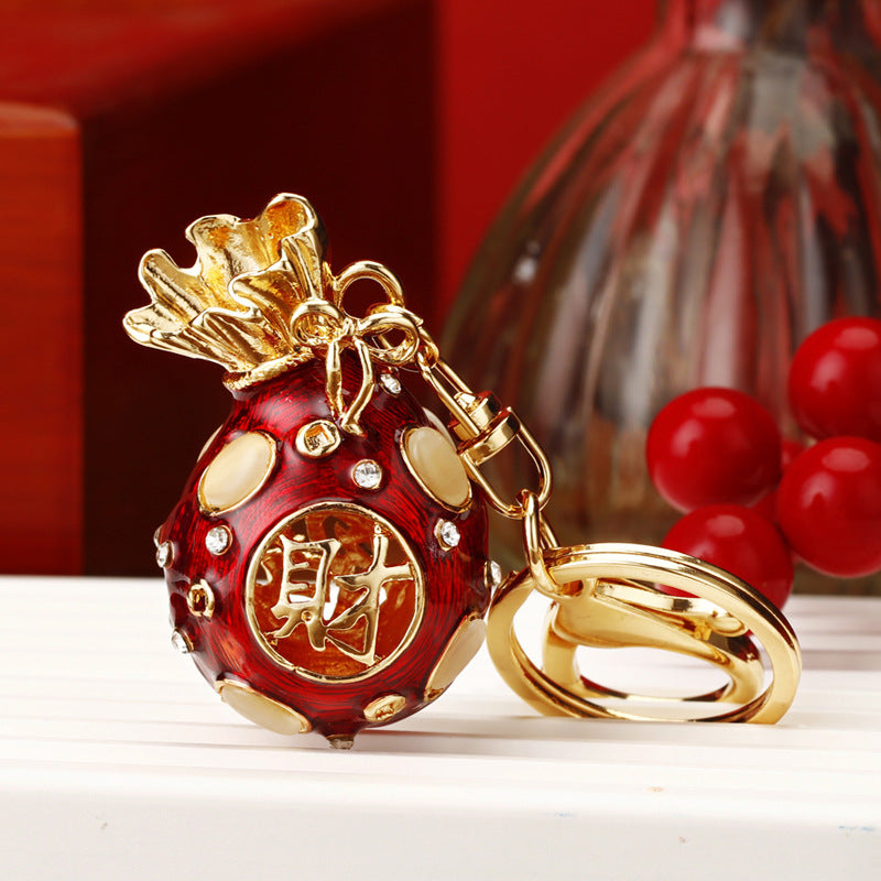 Wholesale Pink Diamond Koala Bear Metal Keychain