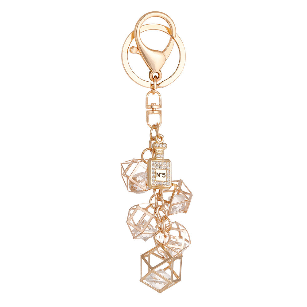 Wholesale Crystal Diamond Ball Alloy Keychain