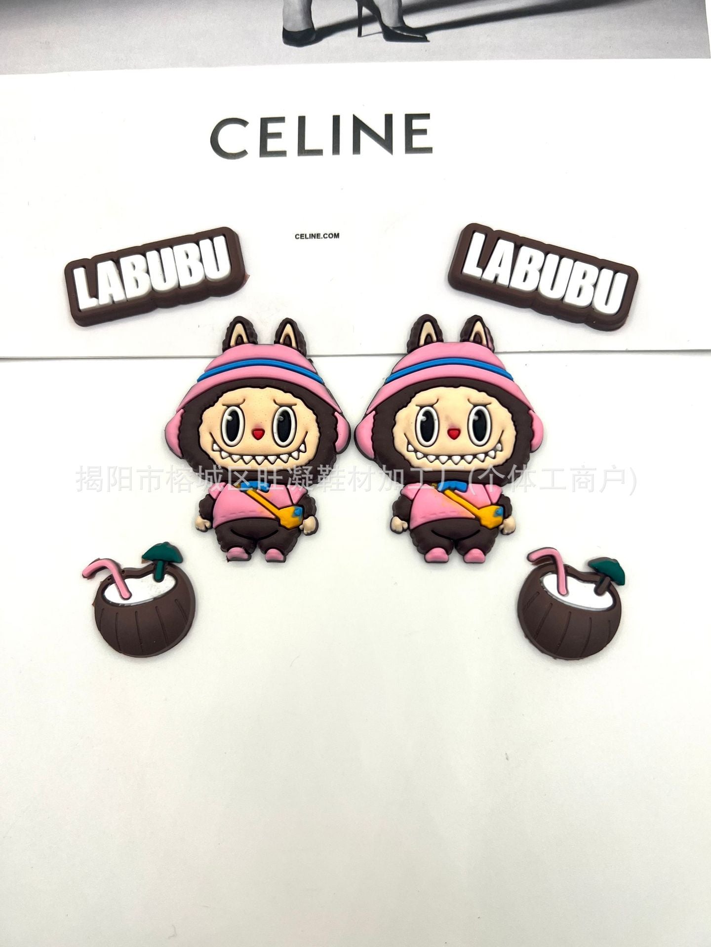 Wholesale DIY Perforated Shoe Buckles DIY Soft Rubber Shoe Buckles OLY Exclusive