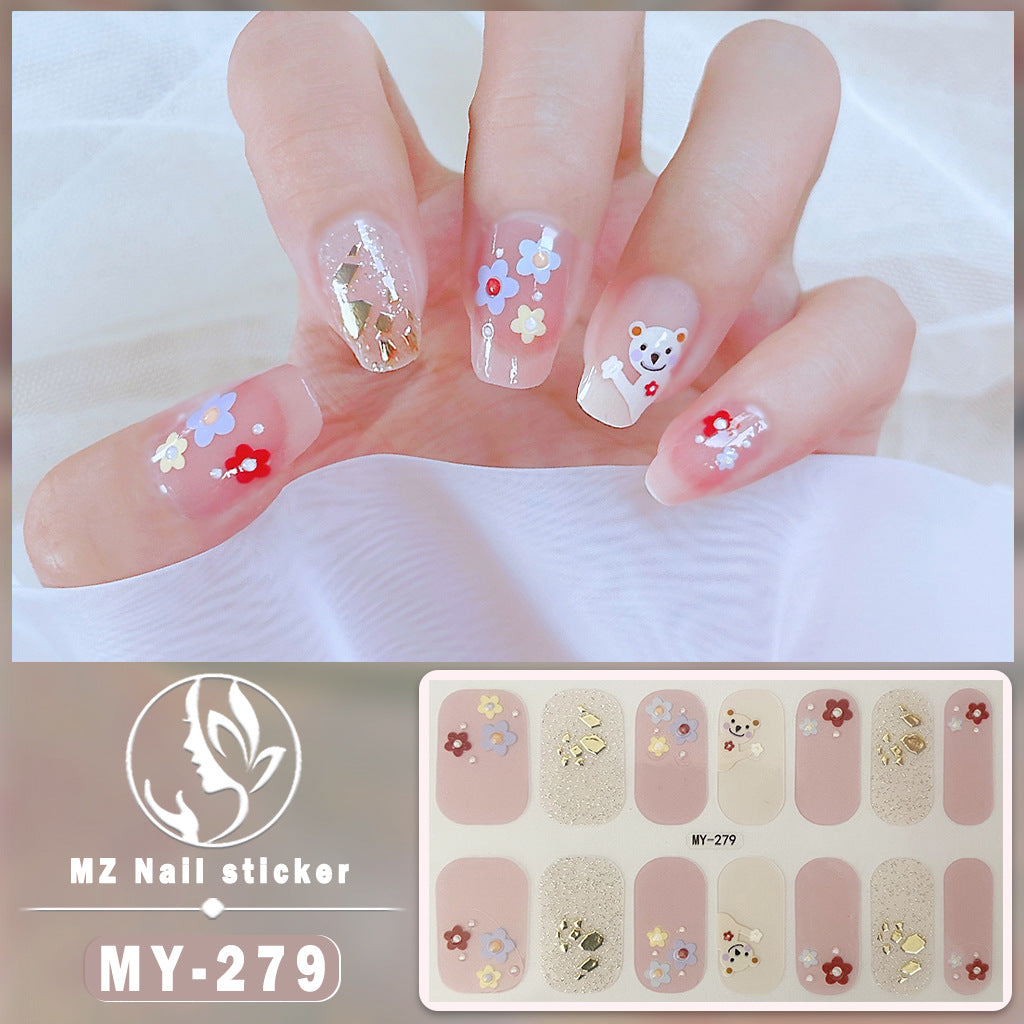 Wholesale MY Butterfly Baking Free Gel 5D Waterproof Diamond Like Nail Polish Stickers