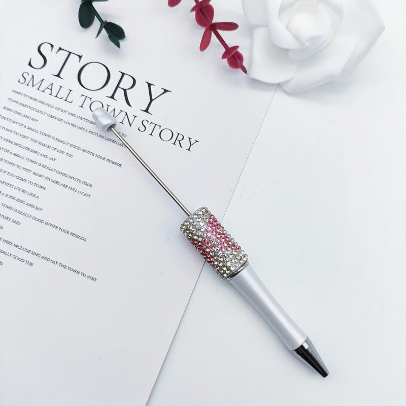 Wholesale Pink Butterfly Diamond Bead beadable pens