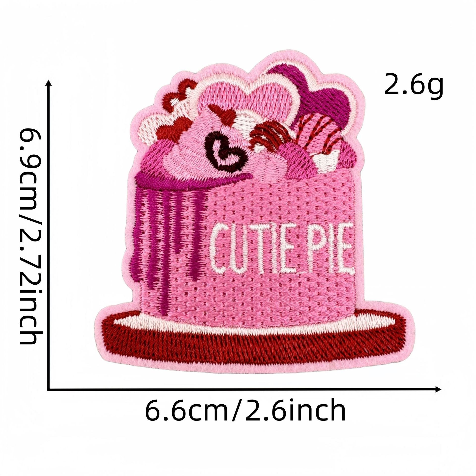 Wholesale Valentine' s Day Pink Love Cartoon Embroidery DIY Patches