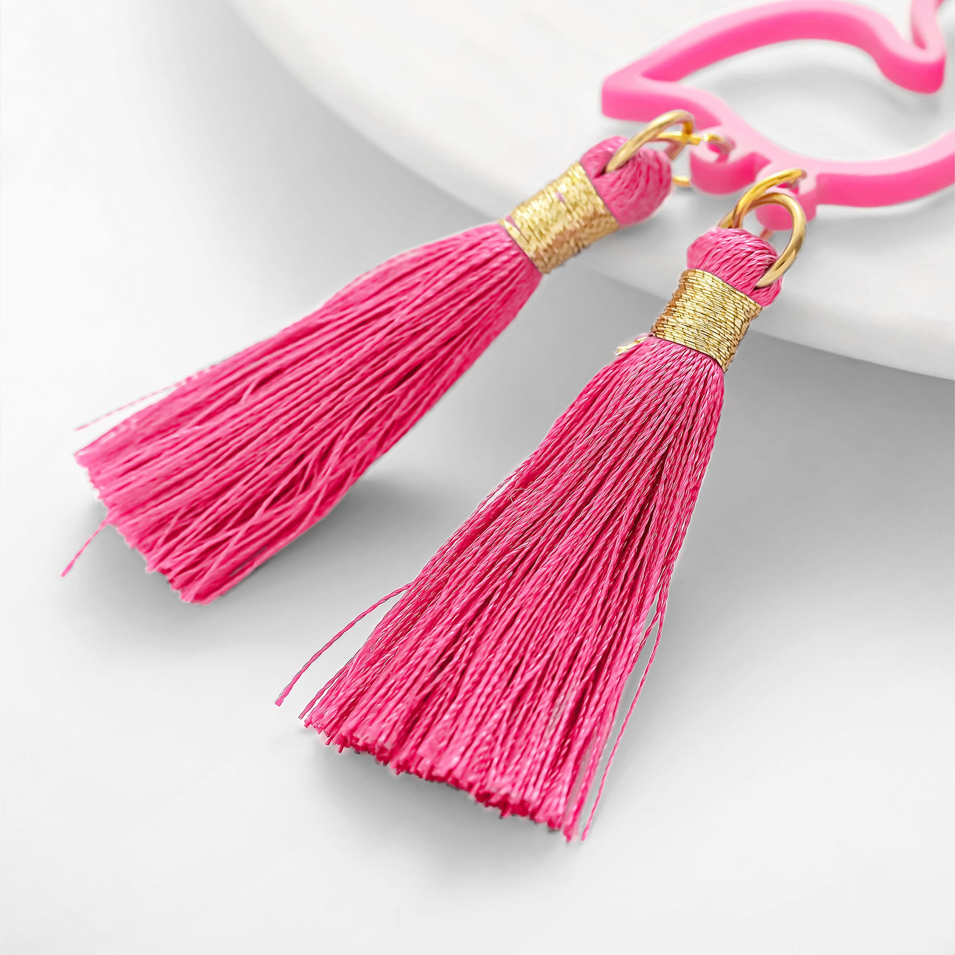 Wholesale Acrylic earrings swan tassel earrings