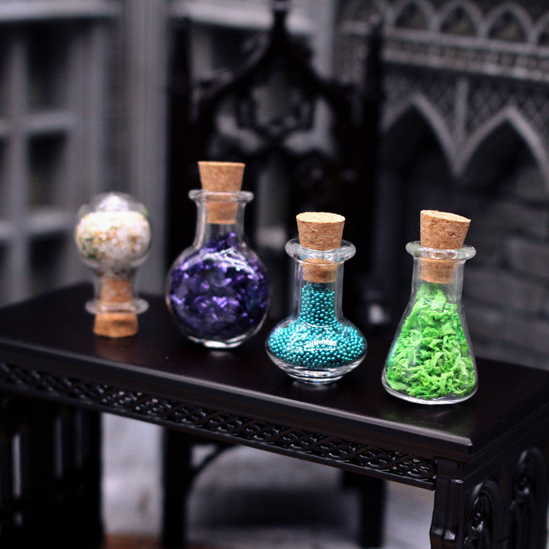 Wholesale Dollhouse1:12 Doll House Simulation Potion Ore Bottle Potion Halloween Decoration Model Holiday Accessories