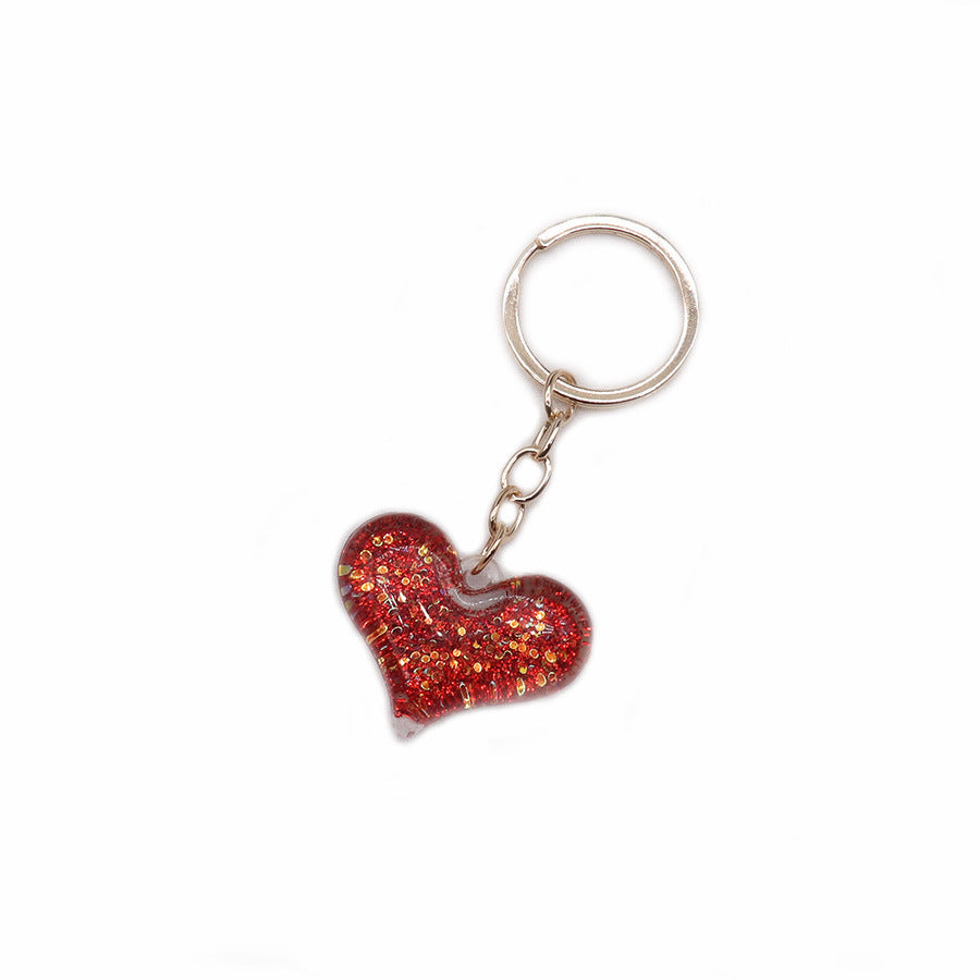 Wholesale Powder Acrylic Love Keychains