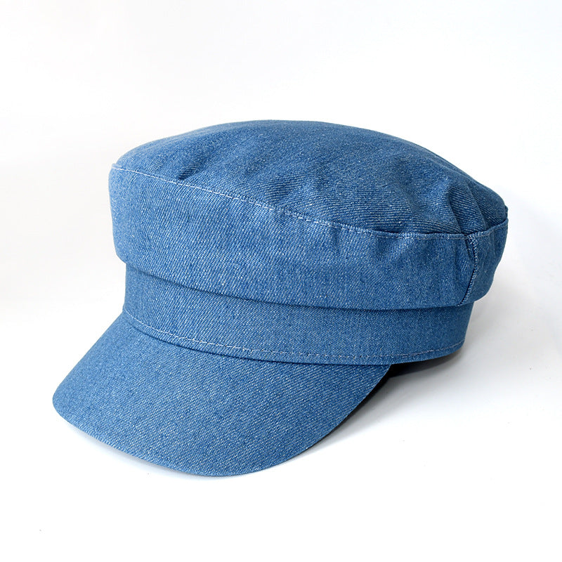 Wholesale Denim casual retro fashion versatile street simple painter hat