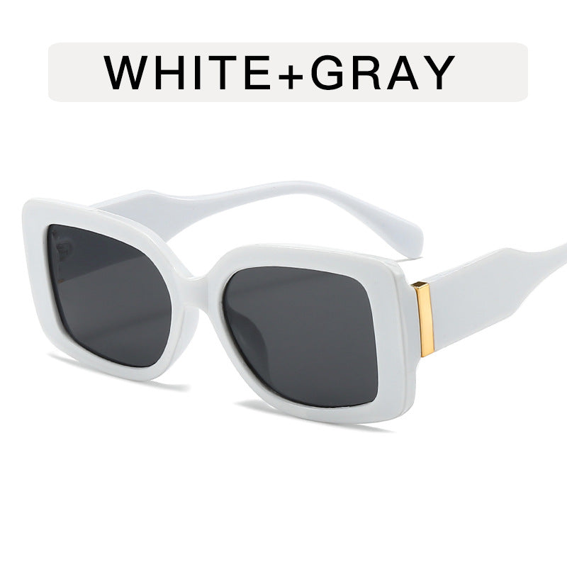 Wholesale Box Retro Sunglasses Women's Personalized Gradient  Sunglasses Large Frame Fashionable Street Beat
