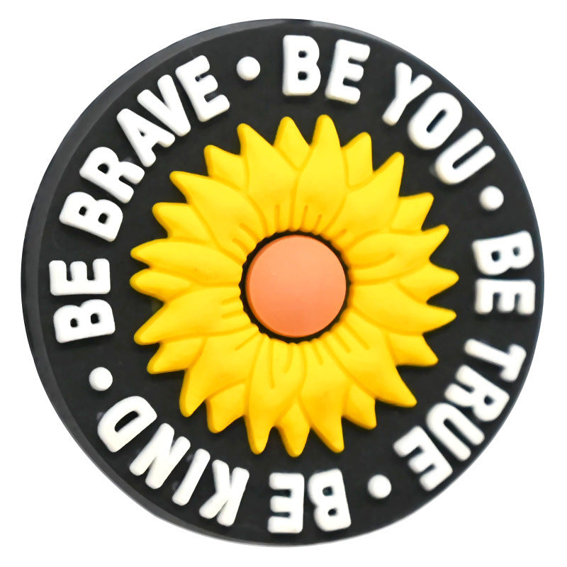 Wholesale Random 100pcs/pack Flower series cartoon bead   Focal Beads