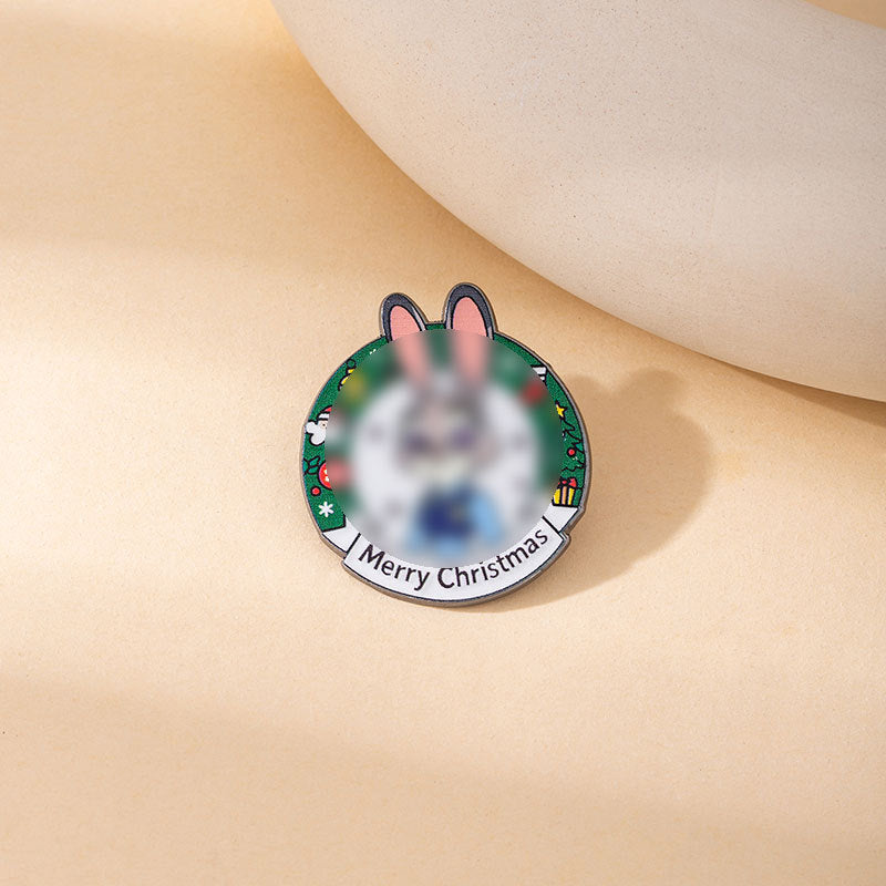 Wholesale Cute fox cartoon rabbit brooch OLY Exclusive