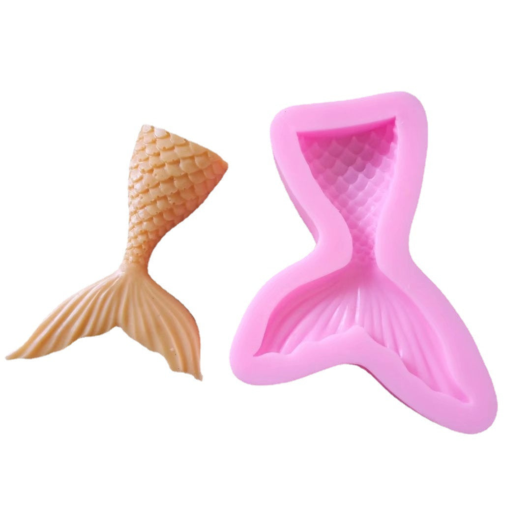 Wholesale Ocean Series Seashell Conch Coral Silicone Cake Decoration