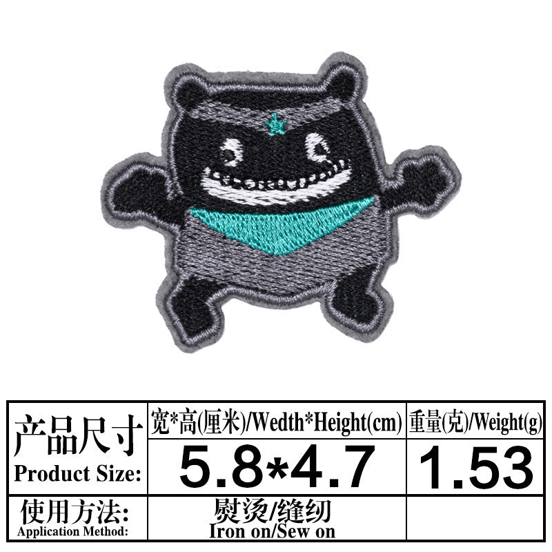 Wholesale Chic Embroidered Cloth Patches For Clothing Repair Decorative Applique Badges DIY Sewing Craft Supply Gift