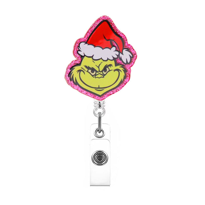 Wholesale Christmas cartoon gift Badge Reels