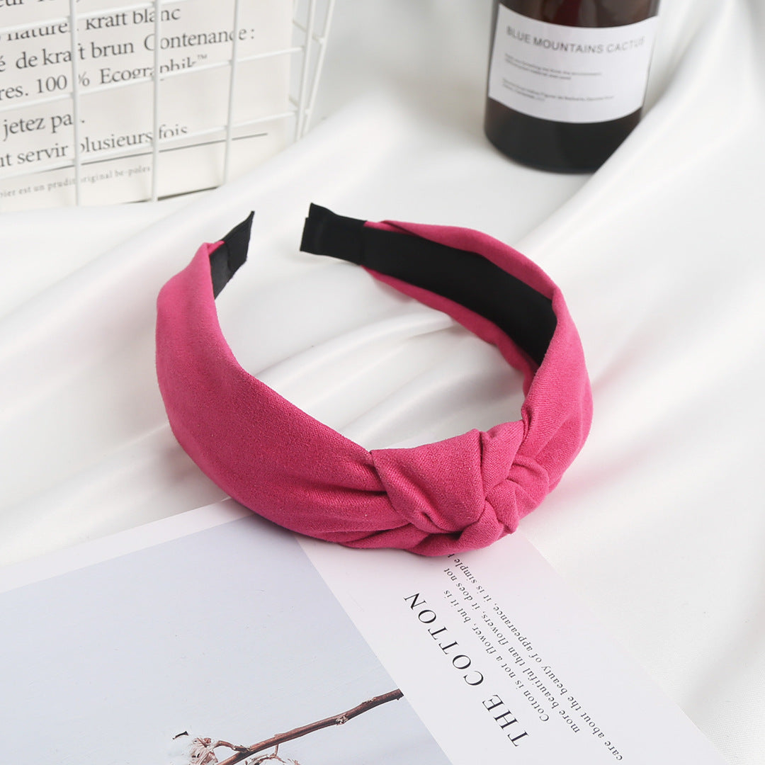 Wholesale Suede Wide Edge Headband